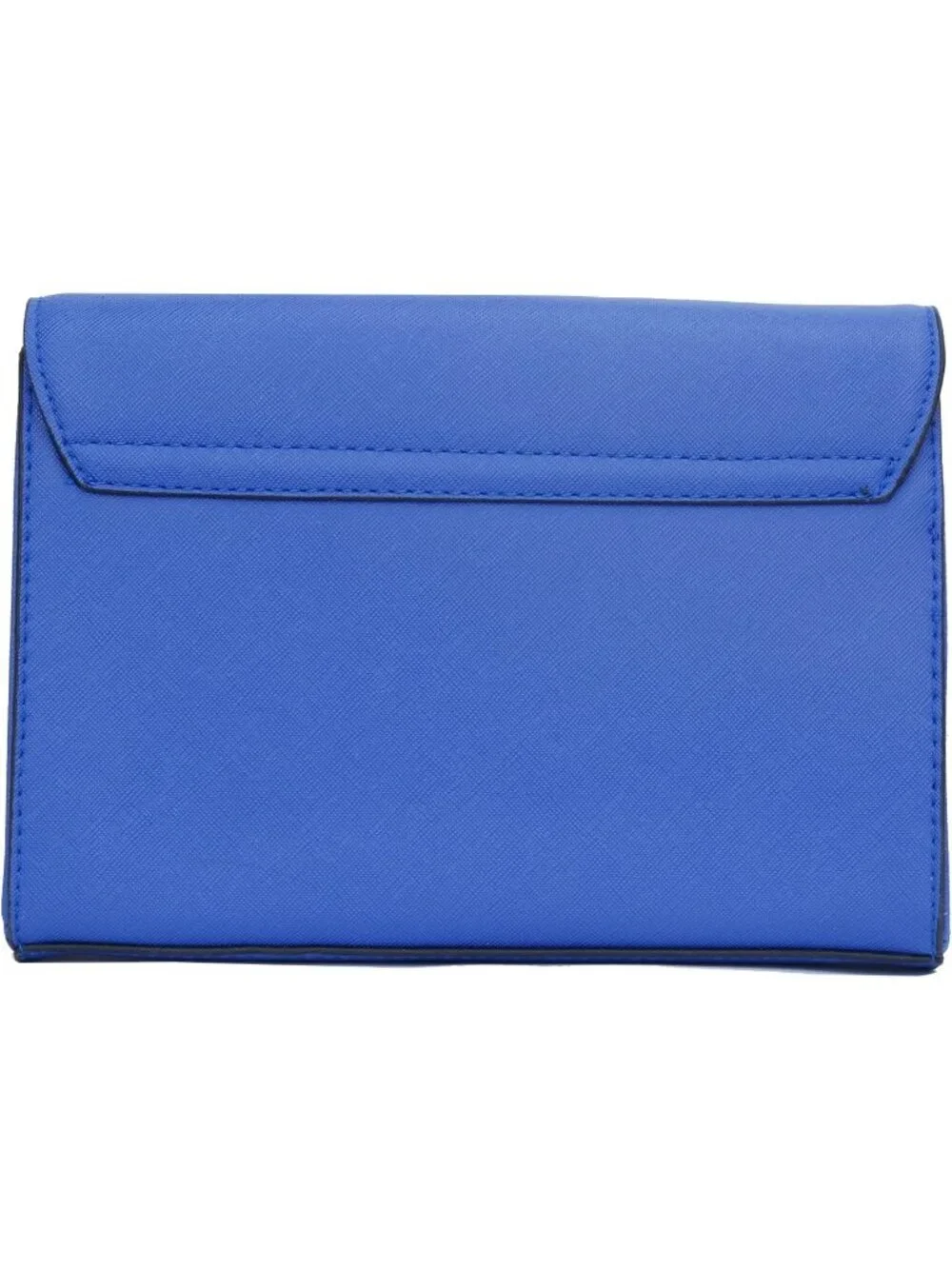 👜 Women's Blue Faux Leather Evening Handbag Party Wedding Prom Clutch Purses